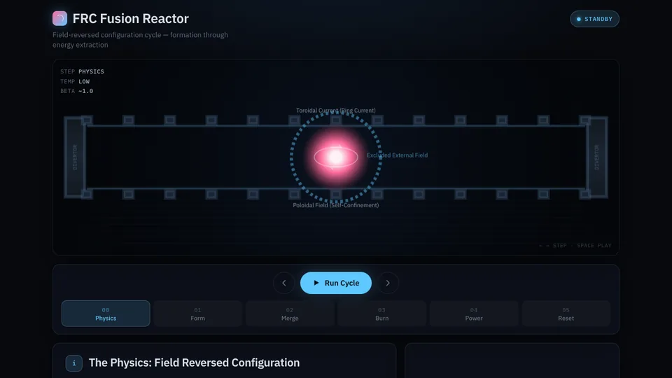 FRC Fusion Simulator screenshot
